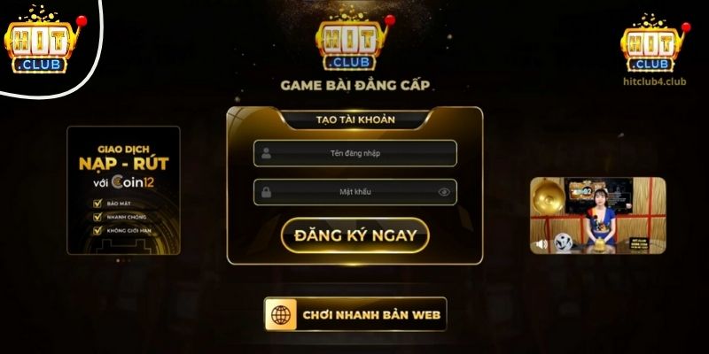 Quy định về điều kiện đăng nhập vào tài khoản Hitclub